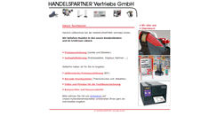 Desktop Screenshot of handelspartner.biz