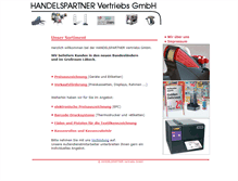 Tablet Screenshot of handelspartner.biz